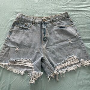 Forever 21 ripped denim shorts